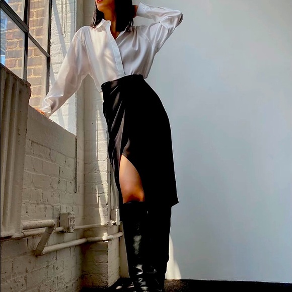 Babaton sarong skirt NWT - Duty Rose - Picture 1 of 8